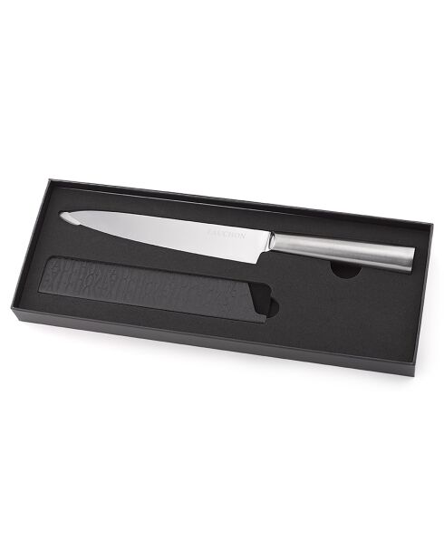 Couteau trancher Miroir gris -  32.5 cm