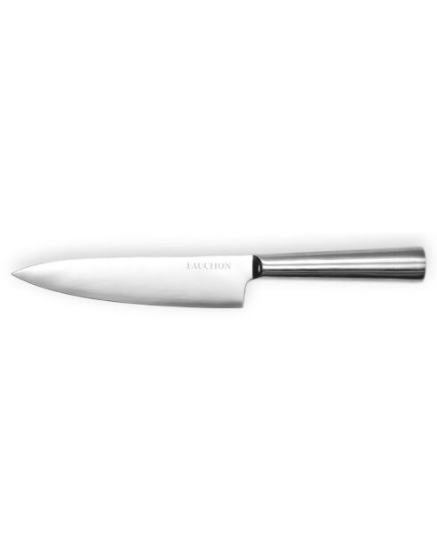 Couteau chef Miroir gris -  32.5 cm