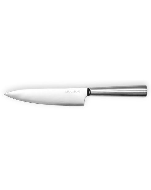 Couteau chef Miroir gris -  32.5 cm