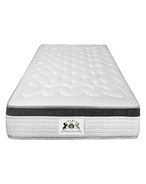 Materasso in memory foam Atlantis bianco/nero - 90x190 cm