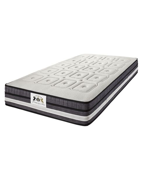 Materasso in memory foam Regency bianco/grigio - 90x200 cm