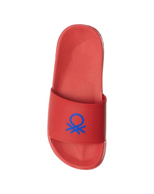 Mules Edouard rouges