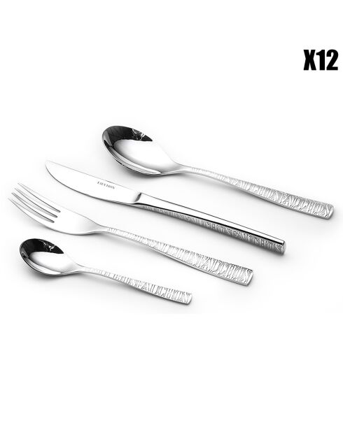 Besteckset Signature Silver — 48-teilig
