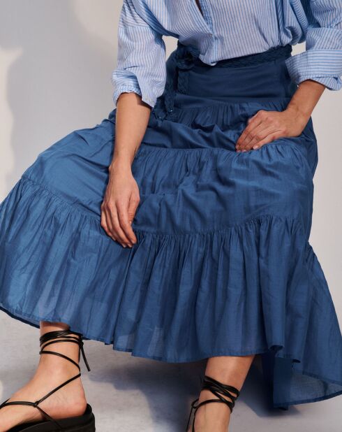 Jupe Joanna bleue