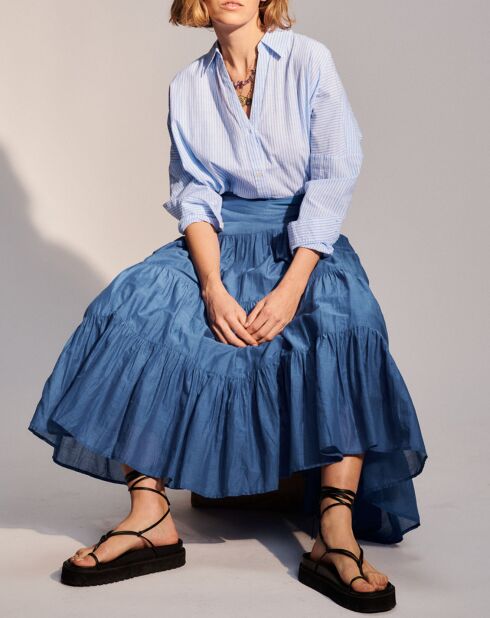 Jupe Joanna bleue
