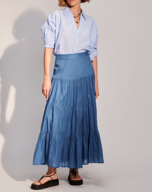 Jupe Joanna bleue