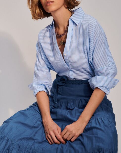 Jupe Joanna bleue