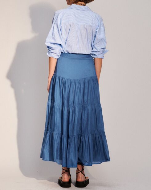 Jupe Joanna bleue