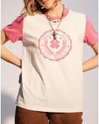 T-Shirt Droit Arty rose