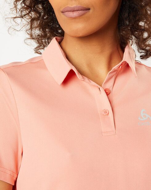 Polo technique Cardada séchage rapide  corail clair