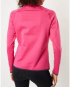 Pull col zippé Ceramicwarm fuchsia