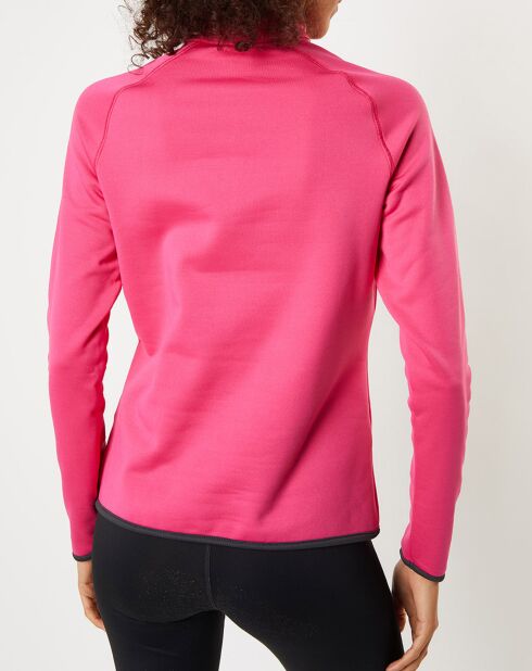 Pull col zippé Ceramicwarm fuchsia