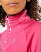 Pull col zippé Ceramicwarm fuchsia