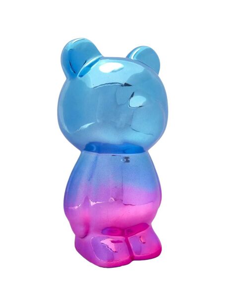 Crazy Electroplate multicolore/doré - 11.2x11.2x21.5 cm