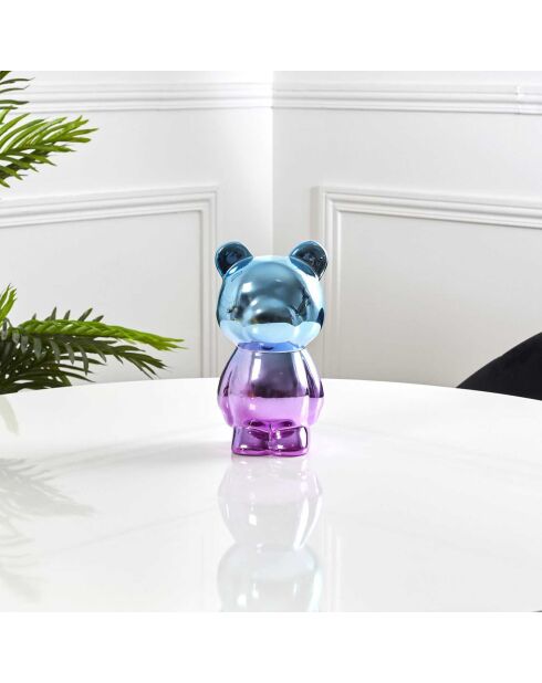 Crazy Electroplate multicolore/doré - 11.2x11.2x21.5 cm