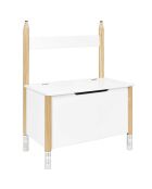 Coffre de rangement Crayon blanc - 60x34x80 cm