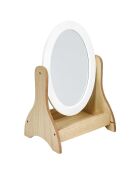 Miroir coiffeuse Bella blanc - 49x32x24 cm