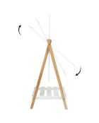 Miroir sur pied Bella blanc - 47x40x107.5 cm