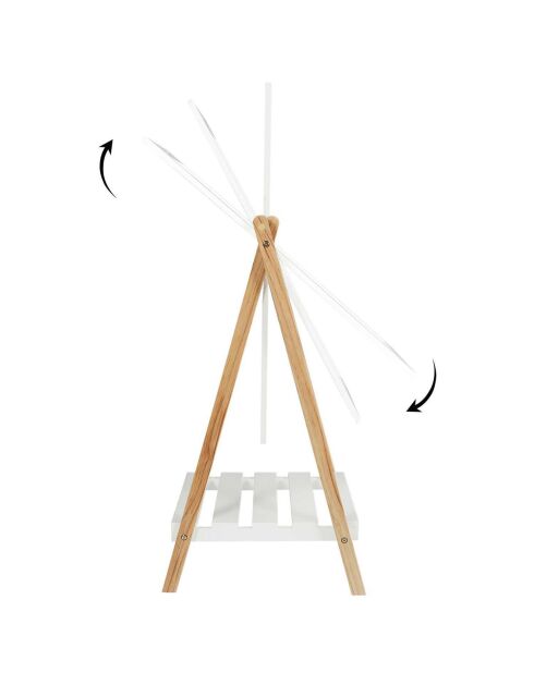 Miroir sur pied Bella blanc - 47x40x107.5 cm