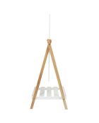 Miroir sur pied Bella blanc - 47x40x107.5 cm