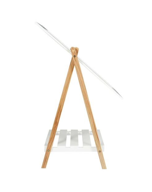 Miroir sur pied Bella blanc - 47x40x107.5 cm