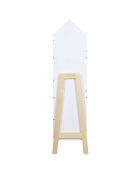 Bibliotheque Gabriel blanc/bois - 60x27x100 cm