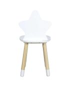 Chaise Etoile blanche - 28x27x54 cm