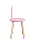 Chaise Couronne rose - 28x27x54 cm