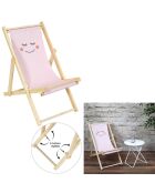 Chilienne Moon rose - 49x80x69 cm
