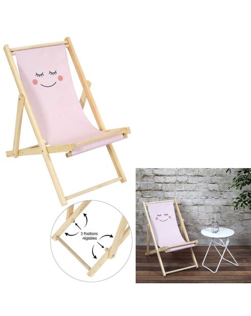 Chilienne Moon rose - 49x80x69 cm