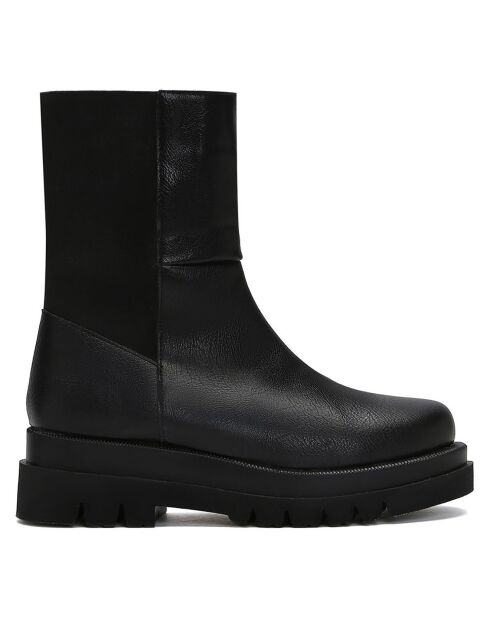 Boots Fiora noires - Talon 5 cm
