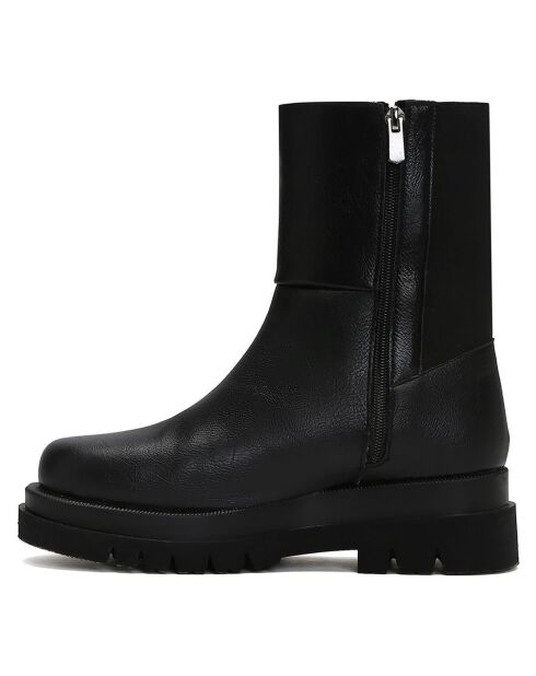 Boots Fiora noires - Talon 5 cm