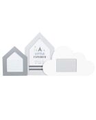 Cadre photo Nuage blanc - 38x17.7x1.7 cm
