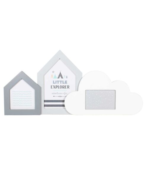 Cadre photo Nuage blanc - 38x17.7x1.7 cm