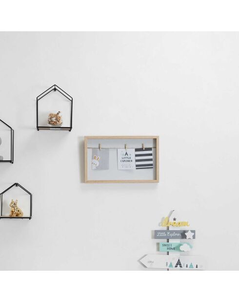 Cadre photo Nuage blanc - 38x17.7x1.7 cm