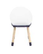 Chaise Monsieur Heureux  bleue - 28x28x52 cm