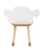 Chaise Madame Bonheur orange - 39.5x28x50 cm