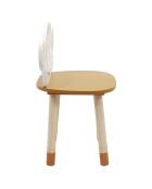 Chaise Madame Bonheur orange - 39.5x28x50 cm