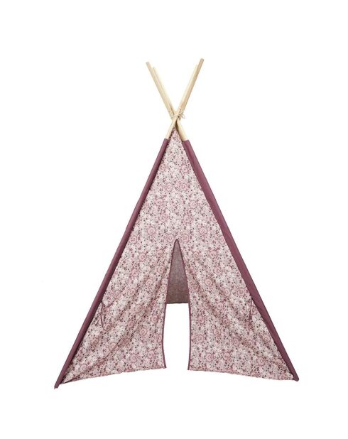 Tipi Madame Princesse rose - 120x120x160 cm