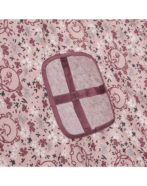 Tipi Madame Princesse rose - 120x120x160 cm