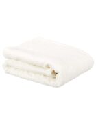 Peluche avec plaid blanche