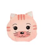 Couverture convertible Chat rose - 40x40x5 cm