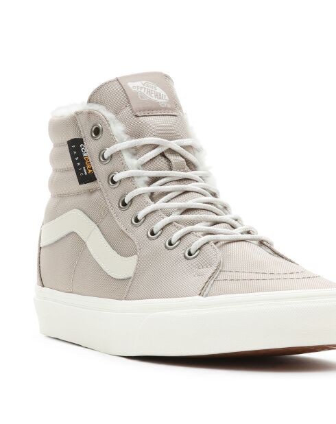 Baskets SK8-Hi fourrées beiges