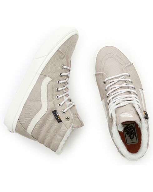 Baskets SK8-Hi fourrées beiges