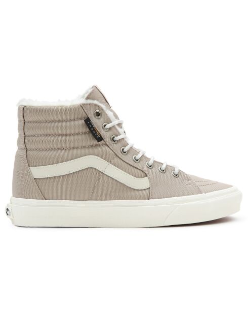 Baskets SK8-Hi fourrées beiges