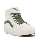 Sneakers en Cuir & Textile SK8-Hi blanc/kaki