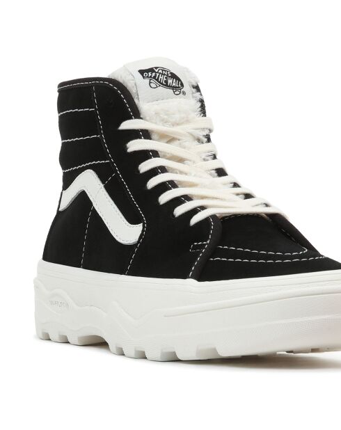 Baskets en Velours de Cuir Sentry SK8-Hi WC fourrées noires