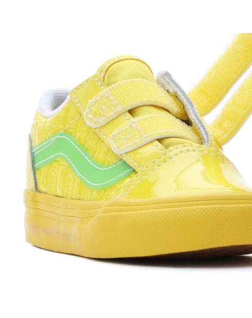 Baskets en Cuir verni Vans x Haribo Old Skool V jaunes