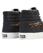 Sneakers en Cuir & Textile SK8-Hi denim brut