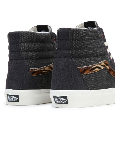 Sneakers en Cuir & Textile SK8-Hi denim brut